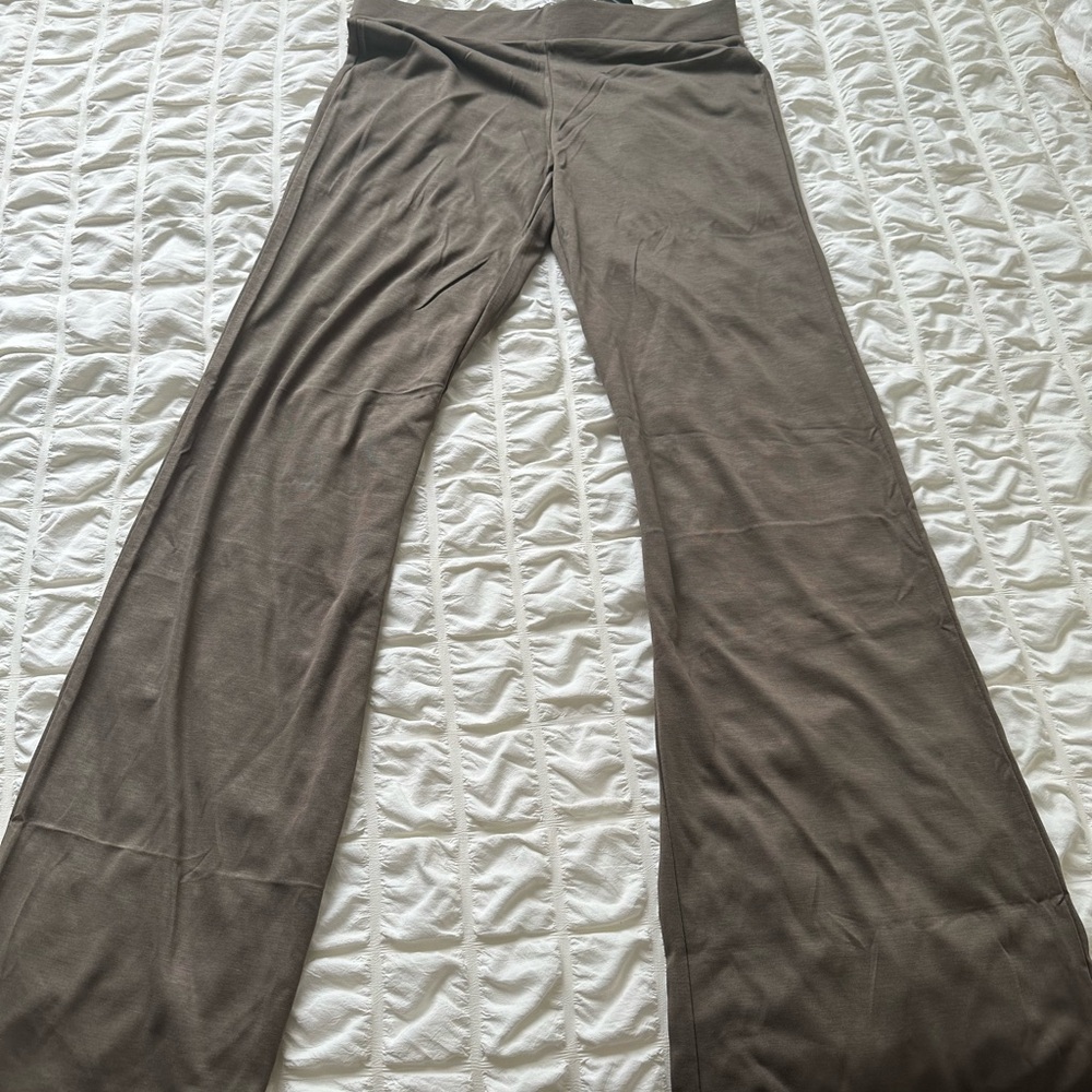 Monki Tan Wide Leg Pants